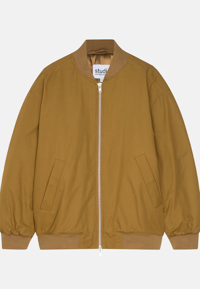 Oversized Bomber Jacket Uni in Grün |  Seidensticker Onlineshop