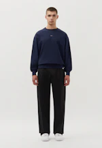 Oversized Sweatshirt Uni in Dunkelblau |  Seidensticker Onlineshop