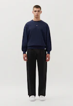 Oversized Sweatshirt Uni in Dunkelblau |  Seidensticker Onlineshop