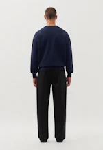 Oversized Sweatshirt Uni in Dunkelblau |  Seidensticker Onlineshop