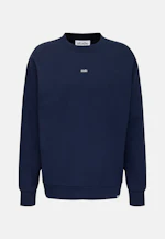 Oversized Sweatshirt Uni in Dunkelblau |  Seidensticker Onlineshop