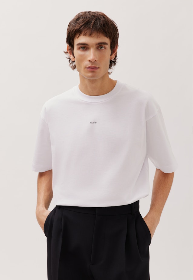 T-shirt Uni in Blanc |  Seidensticker Onlineshop