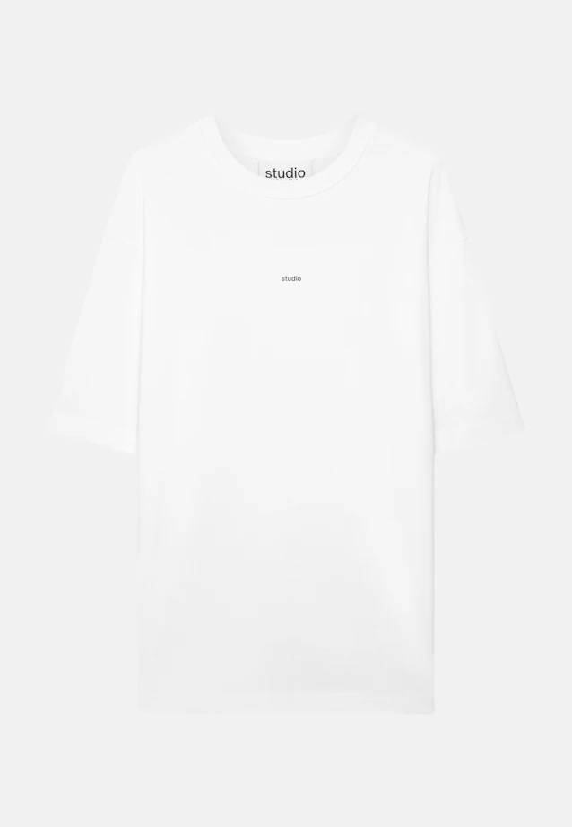 T-Shirt Uni in Weiß |  Seidensticker Onlineshop