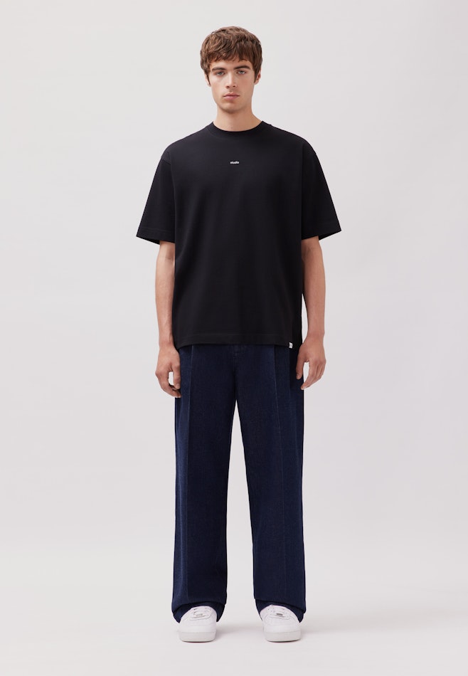 T-Shirt Uni in Schwarz | Seidensticker Onlineshop