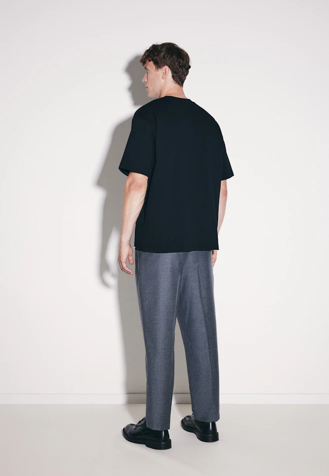 T-Shirt Uni in Schwarz | Seidensticker Onlineshop