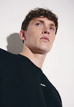 T-Shirt Uni in Schwarz |  Seidensticker Onlineshop