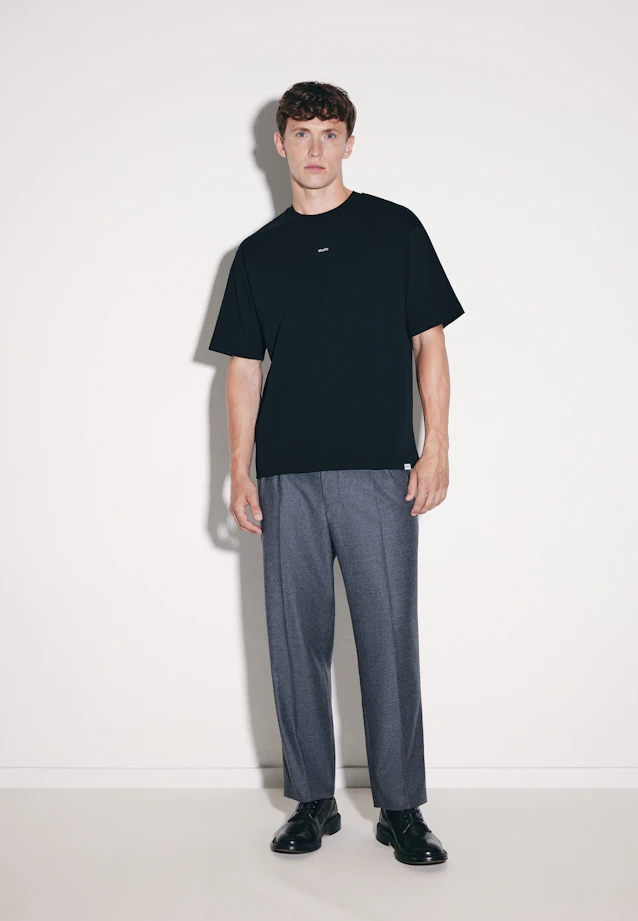 T-shirt Uni in Black |  Seidensticker Onlineshop