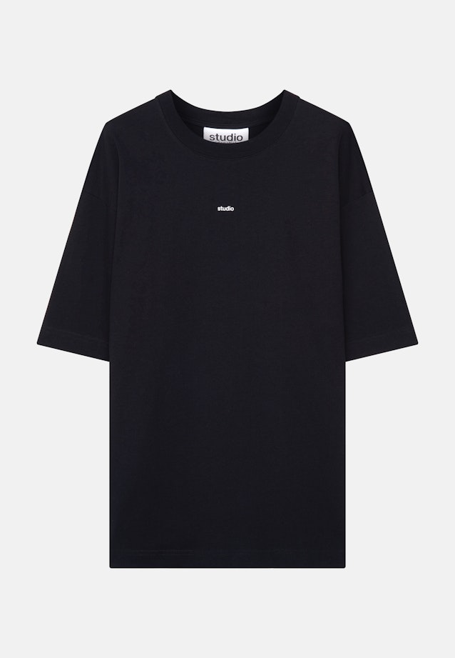 T-Shirt Uni in Schwarz |  Seidensticker Onlineshop
