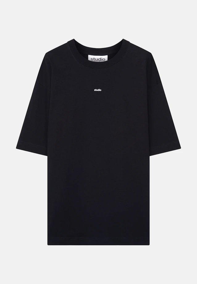 T-Shirt Uni in Schwarz |  Seidensticker Onlineshop