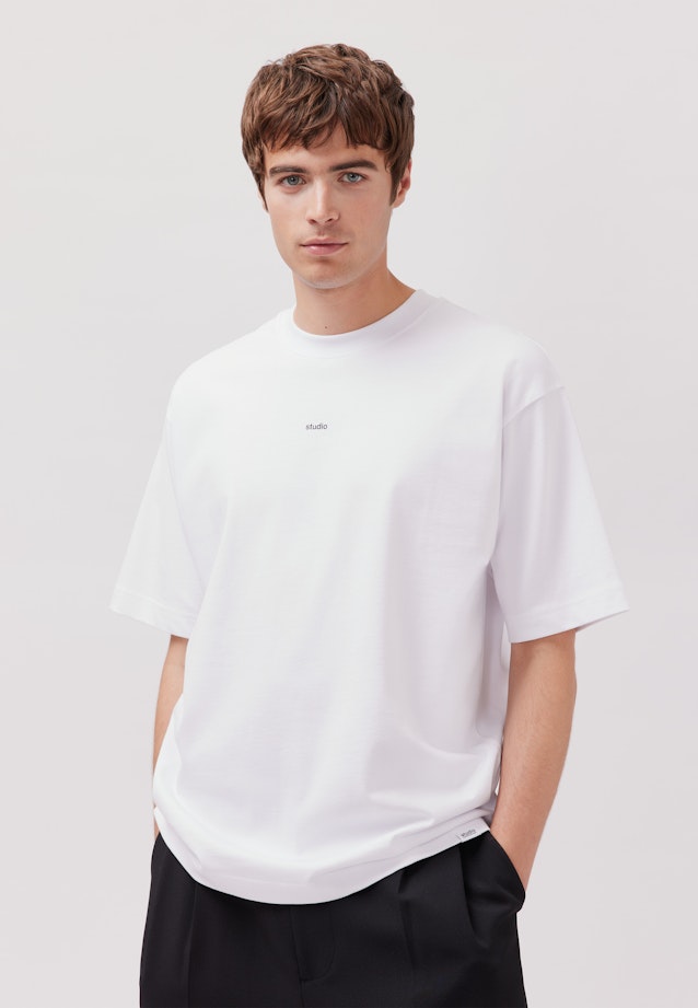 T-shirt Uni in White |  Seidensticker Onlineshop