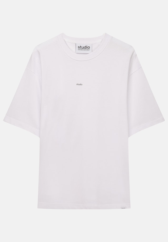 T-Shirt Uni in Weiß |  Seidensticker Onlineshop