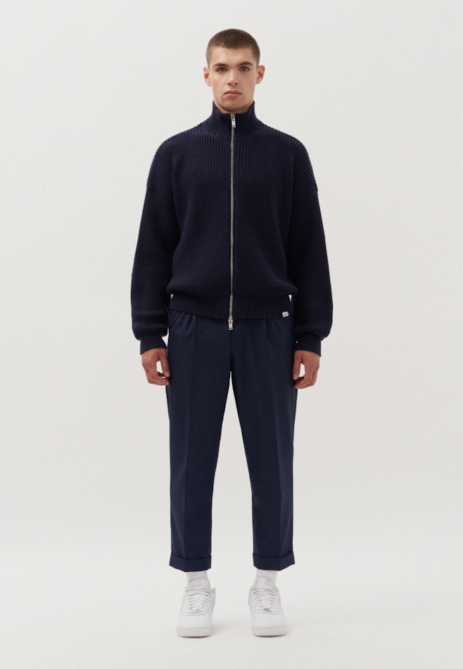 Oversized Sweatshirt Uni dans Bleu Foncé | Boutique en ligne Seidensticker