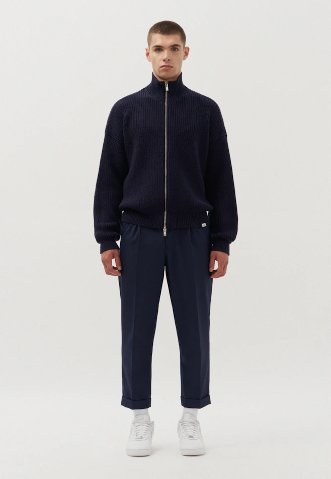Oversized Sweater Uni in Dunkelblau | Seidensticker Onlineshop