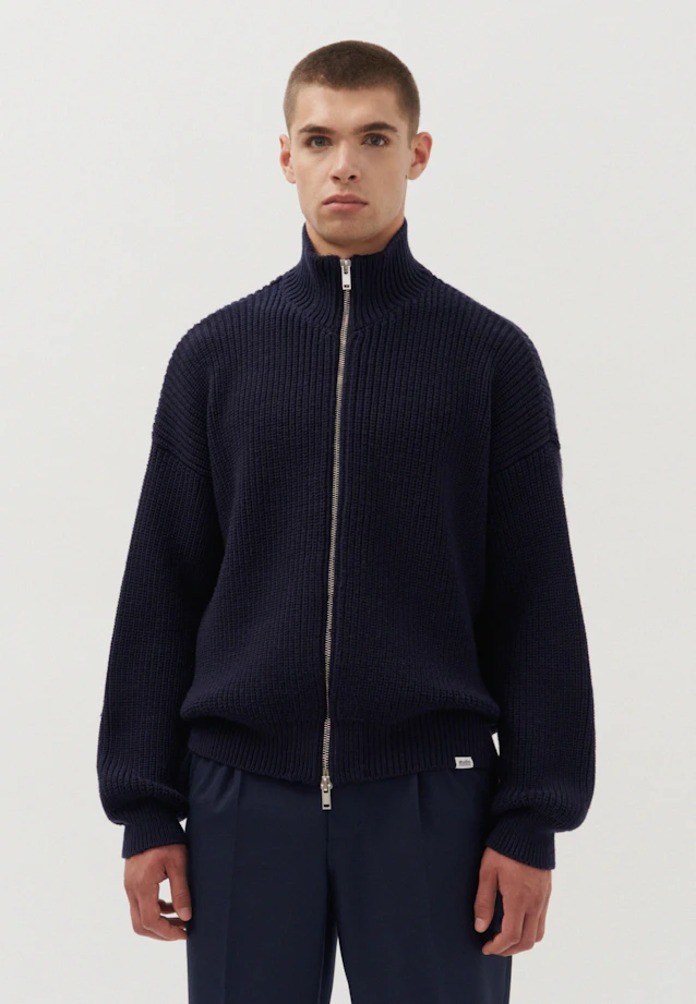 Oversized Sweater Uni in Dunkelblau |  Seidensticker Onlineshop