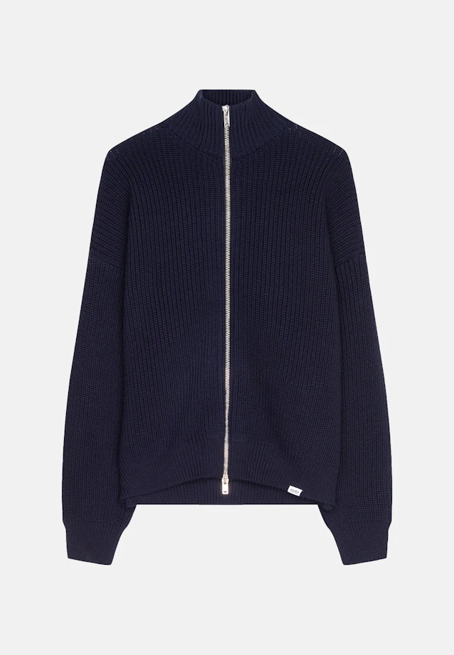Oversized Sweater Uni in Dunkelblau |  Seidensticker Onlineshop