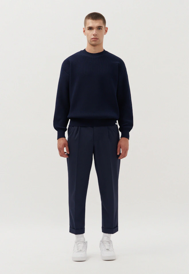 Oversized Pullover Uni in Dunkelblau | Seidensticker Onlineshop