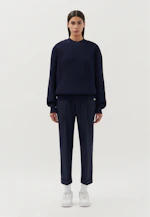 Oversized Pullover Uni in Bleu Foncé |  Seidensticker Onlineshop