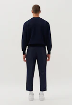 Oversized Pullover Uni in Bleu Foncé |  Seidensticker Onlineshop