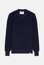Oversized Pullover Uni in Bleu Foncé |  Seidensticker Onlineshop