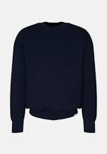 Oversized Pullover Uni in Bleu Foncé |  Seidensticker Onlineshop