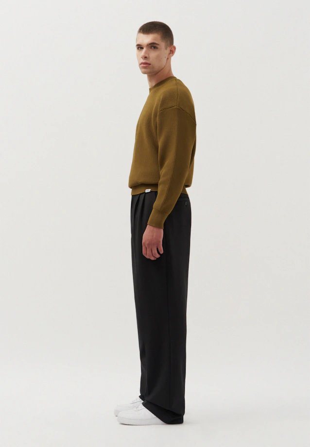 Oversized Pullover Uni in Vert |  Seidensticker Onlineshop