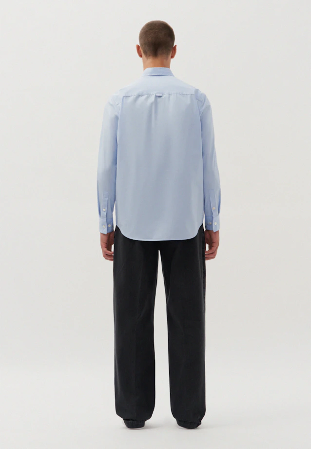 Oversized Casual shirt Uni in Light Blue |  Seidensticker Onlineshop