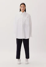 Oversized Casual Hemd Uni in Weiß |  Seidensticker Onlineshop