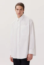 Oversized Casual Hemd Uni in Weiß |  Seidensticker Onlineshop