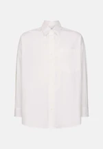 Oversized Casual Hemd Uni in Weiß |  Seidensticker Onlineshop