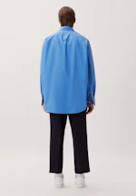 Oversized Casual Hemd Uni in Mittelblau |  Seidensticker Onlineshop
