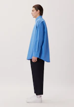 Oversized Casual Hemd Uni in Mittelblau |  Seidensticker Onlineshop