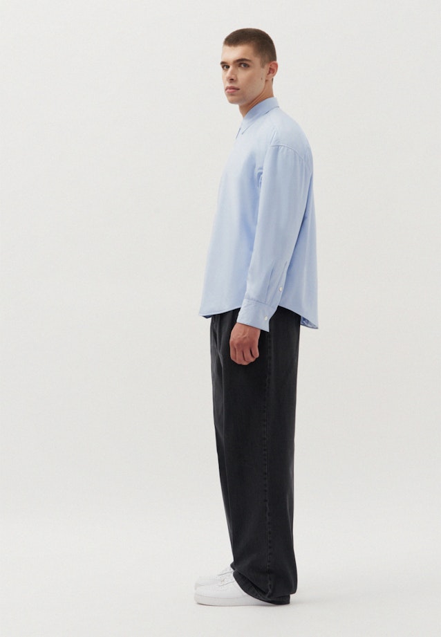 Collar Padded Shirt in Light Blue |  Seidensticker Onlineshop