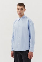 Chemise Ouatée Oversized Manche Longue Français (Classique) in Bleu Clair |  Seidensticker Onlineshop