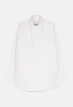 Chemise Ouatée Oversized Manche Longue Français (Classique) in Blanc |  Seidensticker Onlineshop