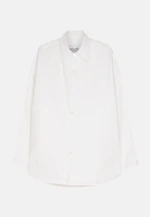 Oversized Chemise Ouatée Uni in Blanc |  Seidensticker Onlineshop