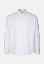 Chemise Ouatée Oversized Manche Longue Français (Classique) in Blanc |  Seidensticker Onlineshop