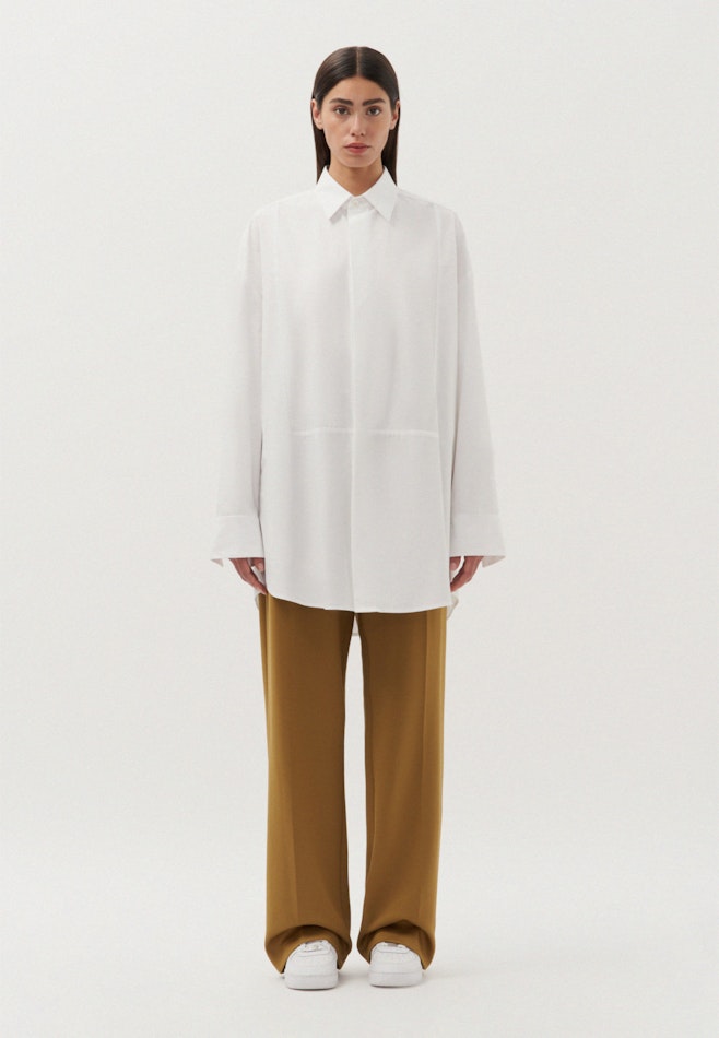 Oversized Chemise Uni dans Blanc | Boutique en ligne Seidensticker