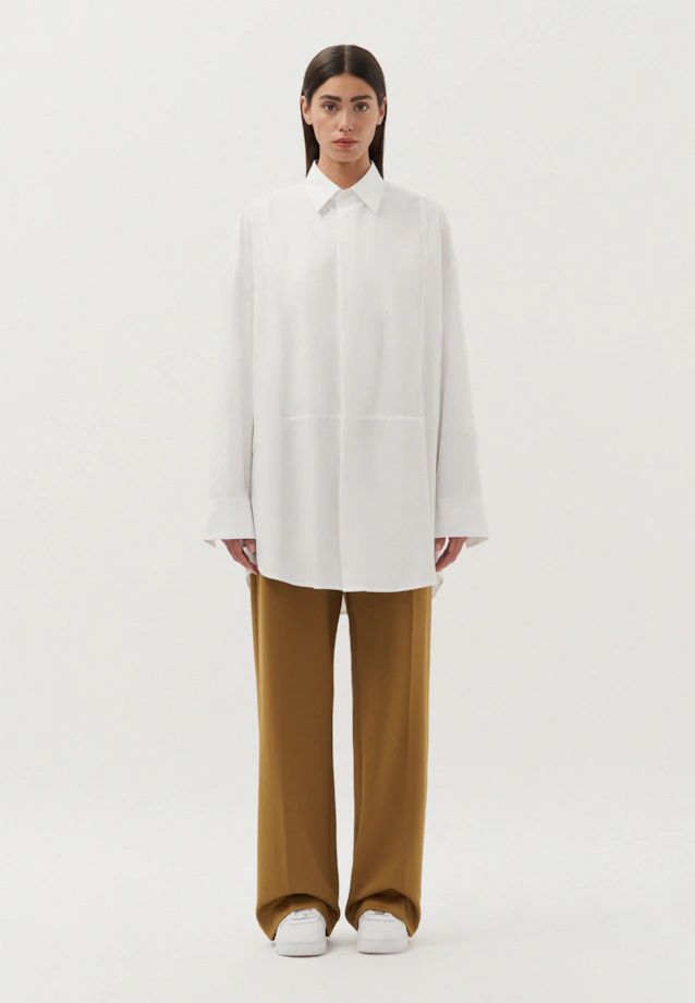 Oversized Shirt Uni in White |  Seidensticker Onlineshop