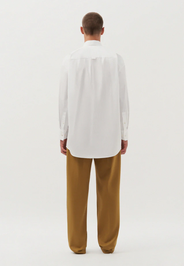 Oversized Shirt Uni in White |  Seidensticker Onlineshop