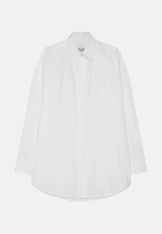 Oversized Shirt Uni in White |  Seidensticker Onlineshop