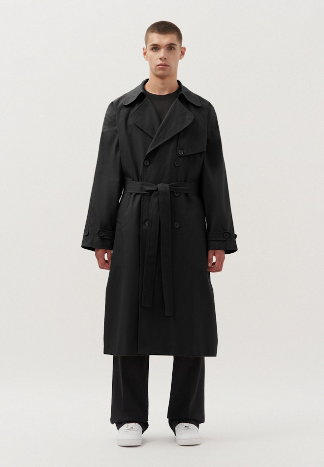 Trenchcoat Oversized in Zwart | Seidensticker online winkel