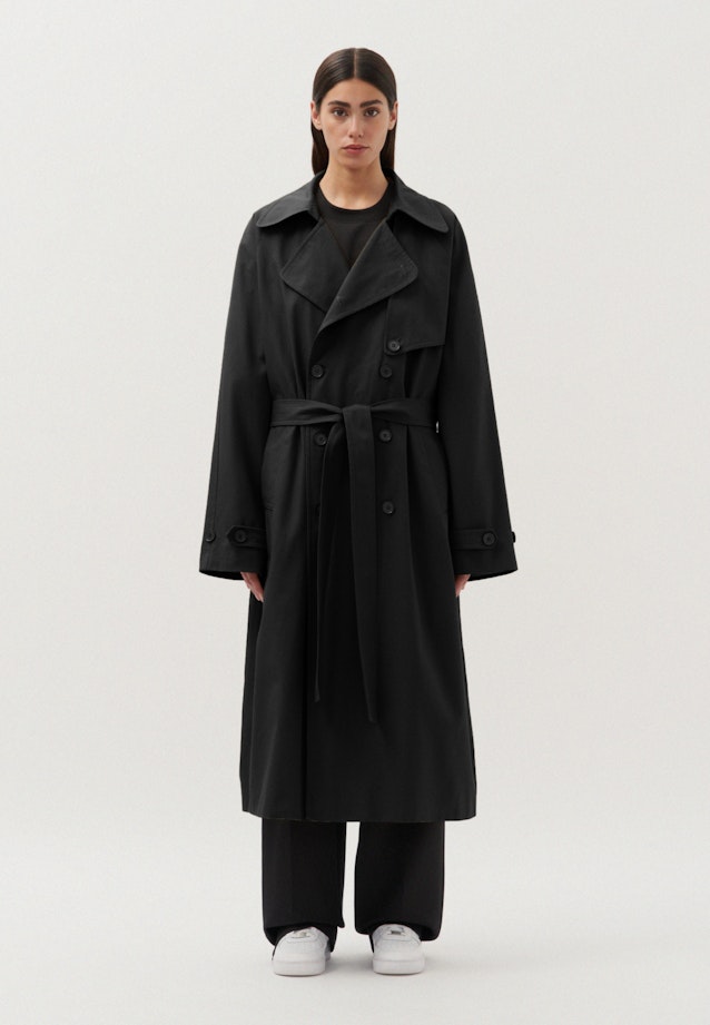 Trenchcoat Oversized in Zwart |  Seidensticker Onlineshop