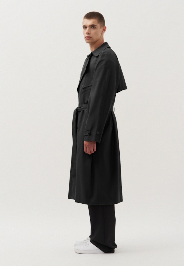 Trench Coat Oversized in Schwarz |  Seidensticker Onlineshop