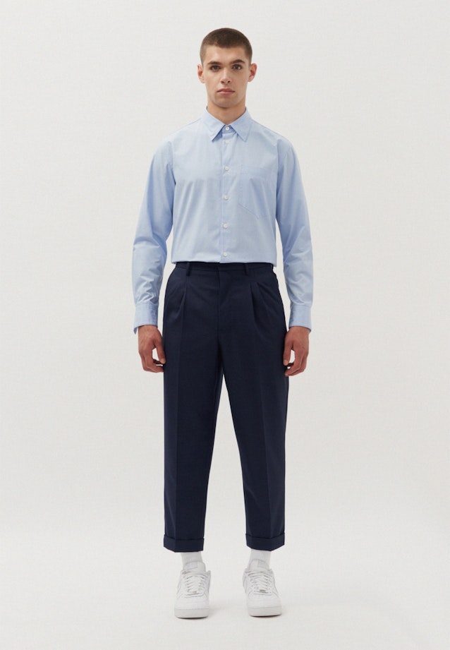 Relaxed chino pants Regular in Dark Blue |  Seidensticker Onlineshop