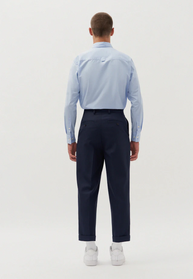 Regular Relaxed Chino Hose Uni in Dunkelblau |  Seidensticker Onlineshop
