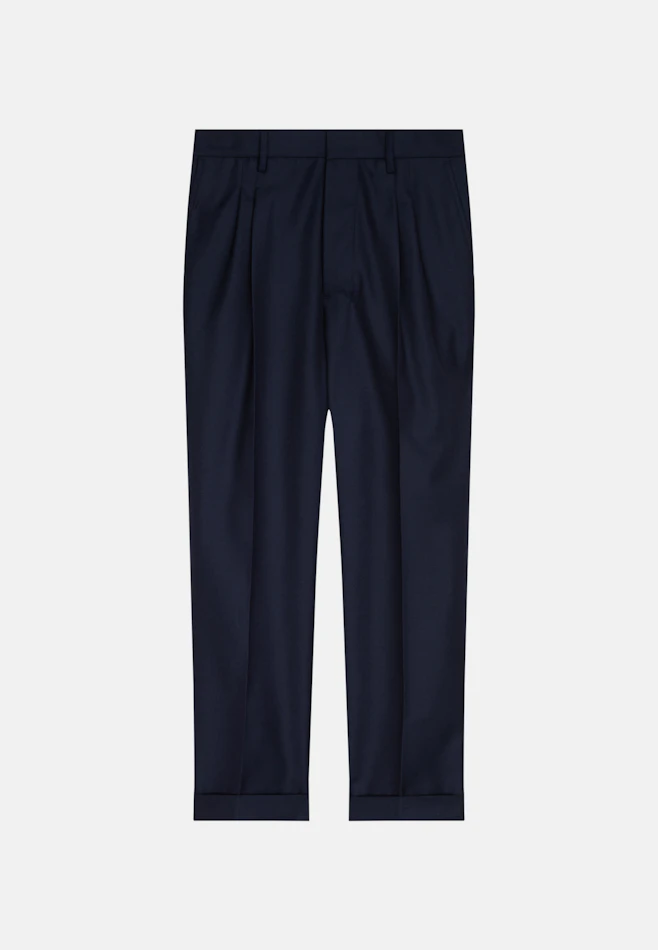 Regular Relaxed Chino Hose Uni in Dunkelblau | Seidensticker Onlineshop