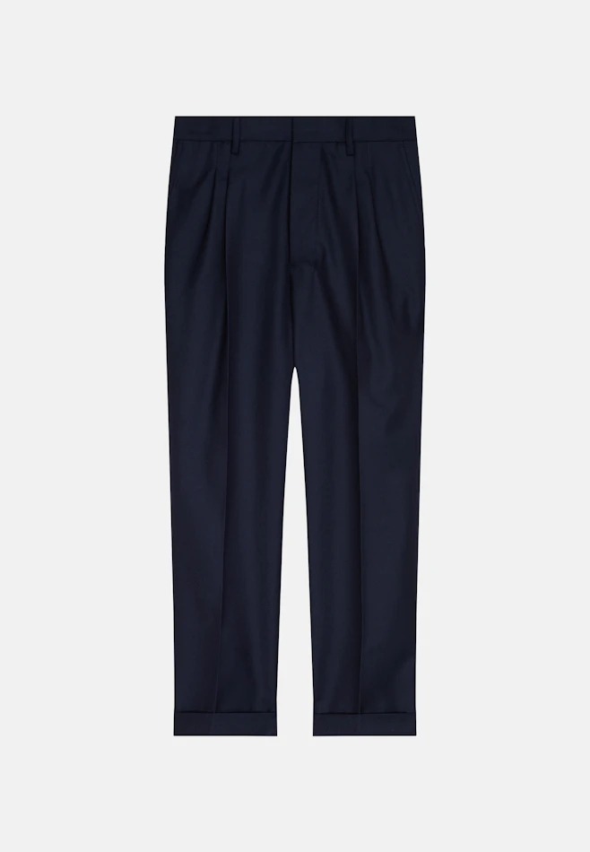 Regular Relaxed chino pants Uni in Dark Blue | Seidensticker online shop