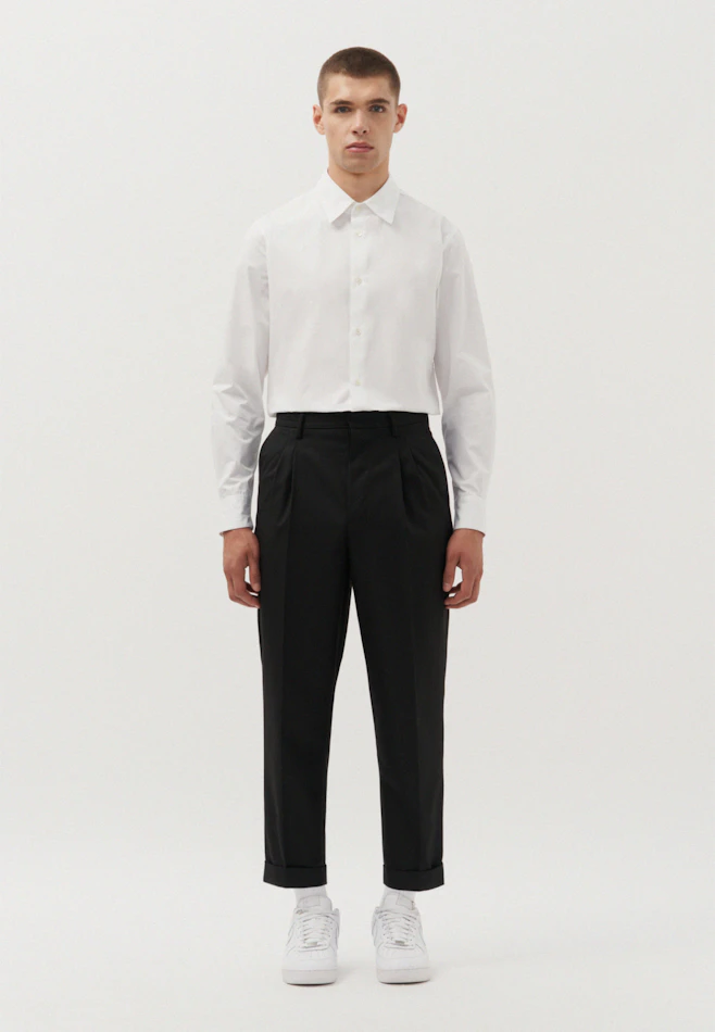 Regular Relaxed Chino Hose Uni in Schwarz | Seidensticker Onlineshop