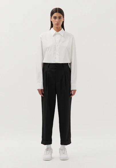 Regular Relaxed Chino Hose Uni in Schwarz |  Seidensticker Onlineshop