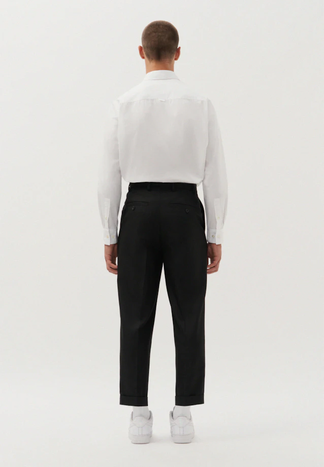 Regular Relaxed Chino Hose Uni in Schwarz |  Seidensticker Onlineshop